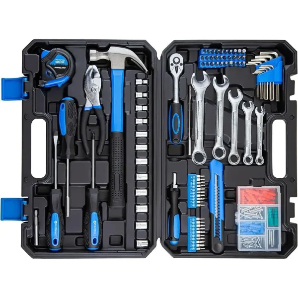 180PCS Socket Wrench Tool Set Auto Repair Hand Tools Combination Kit Storage Case DIY Equipment Corrosion Resistant Non-Slip - Image 2